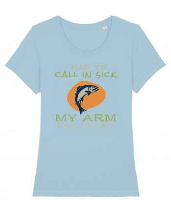  Call in sick Sky Blue
