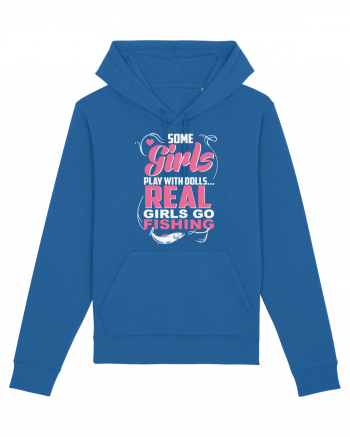 Real girls go fishing Royal Blue