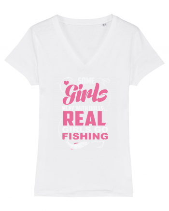 Real girls go fishing White