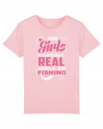 Real girls go fishing Tricou mânecă scurtă  Copii Mini Creator