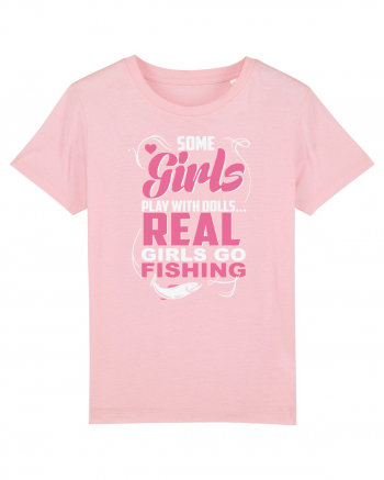 Real girls go fishing Cotton Pink