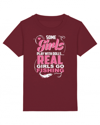 Real girls go fishing Burgundy