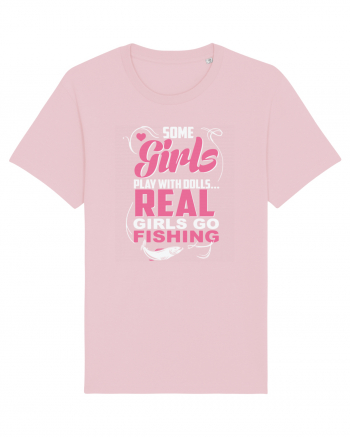 Real girls go fishing Cotton Pink