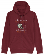 Life is about finding fish Hanorac cu fermoar Unisex Connector
