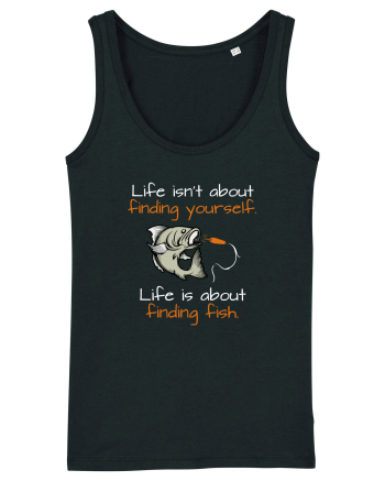Life is about finding fish Black