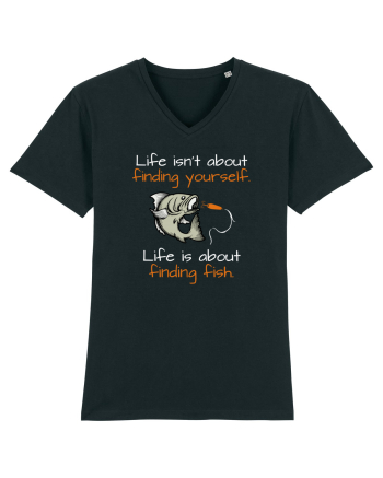 Life is about finding fish Black
