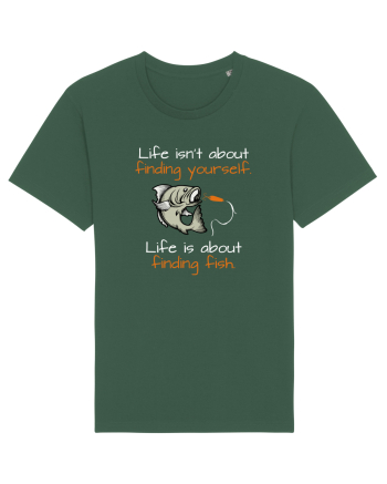 Life is about finding fish Bottle Green