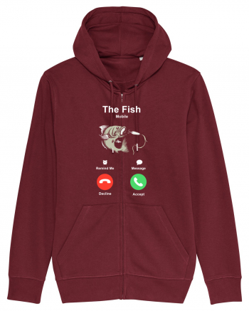 The fish is calling and I must go. Burgundy