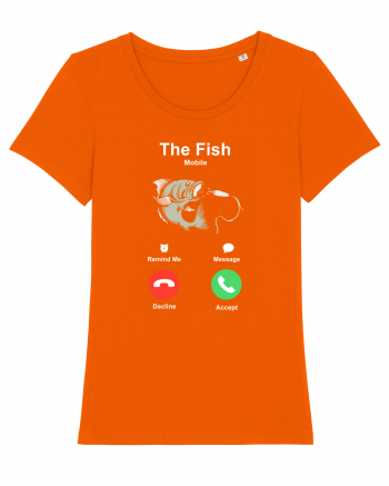 The fish is calling and I must go. Bright Orange