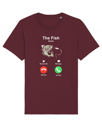 The fish is calling and I must go. Burgundy