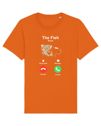 The fish is calling and I must go. Bright Orange