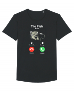 The fish is calling and I must go. Tricou mânecă scurtă guler larg Bărbat Skater