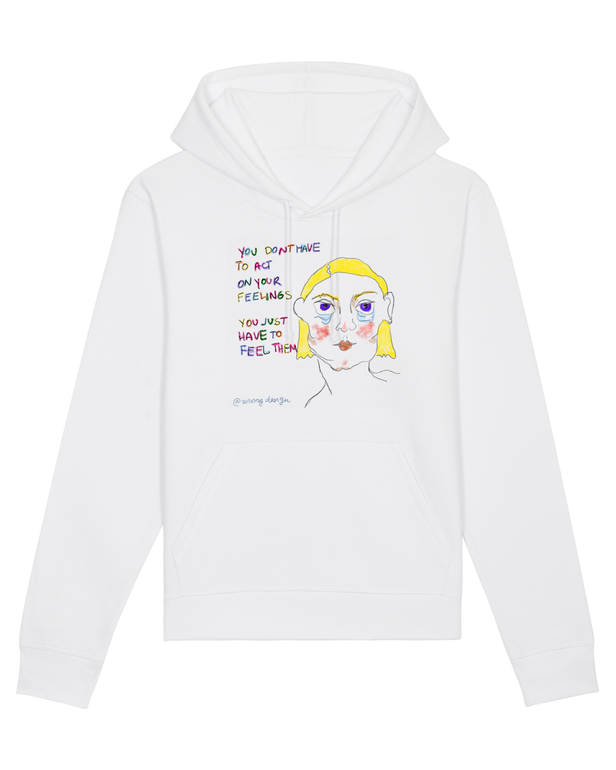Hanorac Unisex Drummer White