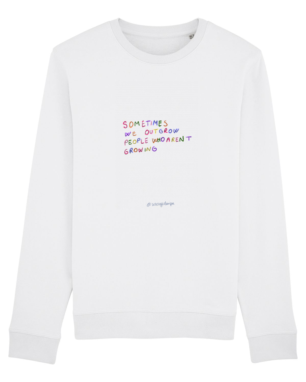 Bluză mânecă lungă Unisex Rise White