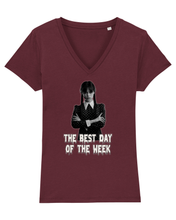 The Best Day Of The Week Burgundy