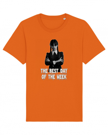 The Best Day Of The Week Bright Orange