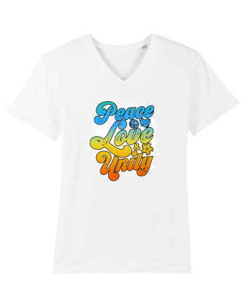 Peace love unity White