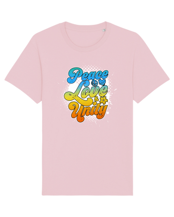 Peace love unity Cotton Pink