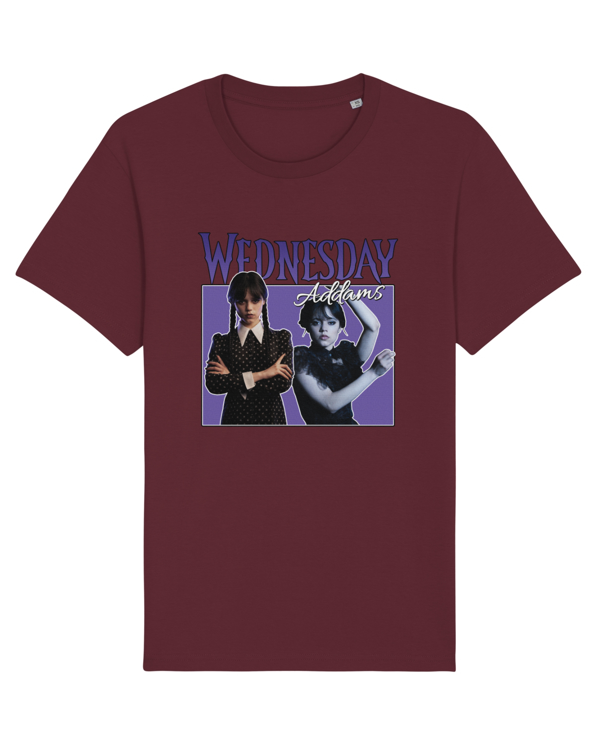 Tricou mânecă scurtă Unisex Rocker Burgundy