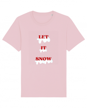 let it snow Cotton Pink