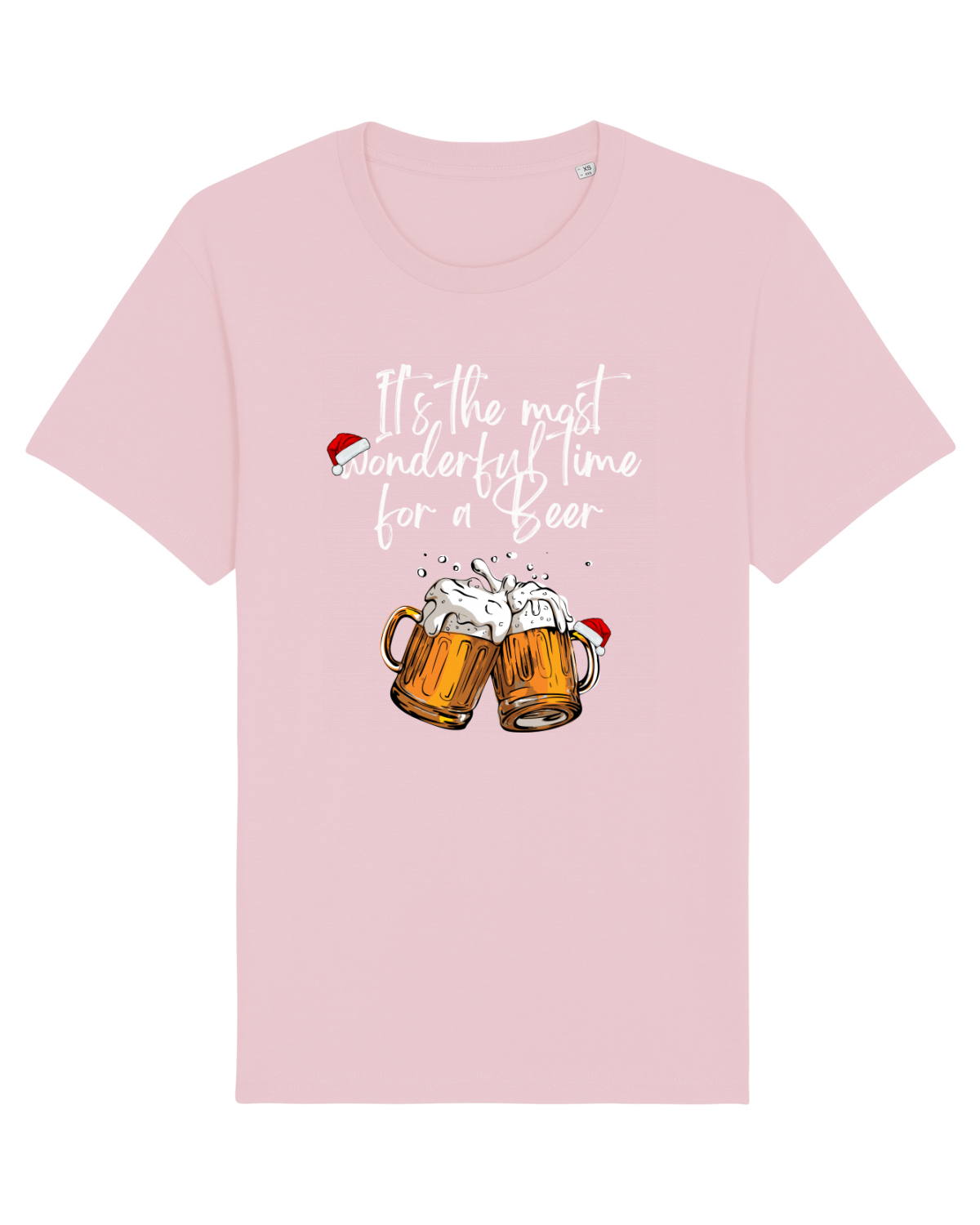 Tricou mânecă scurtă Unisex Rocker Cotton Pink