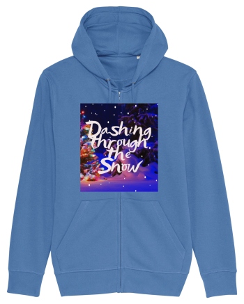 dashing through the snow Bright Blue