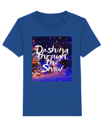 dashing through the snow Majorelle Blue