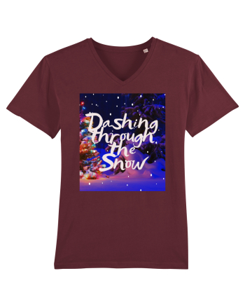 dashing through the snow Burgundy