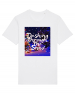 dashing through the snow Tricou mânecă scurtă Unisex Rocker