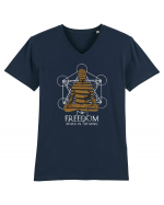 Freedom Tricou mânecă scurtă guler V Bărbat Presenter