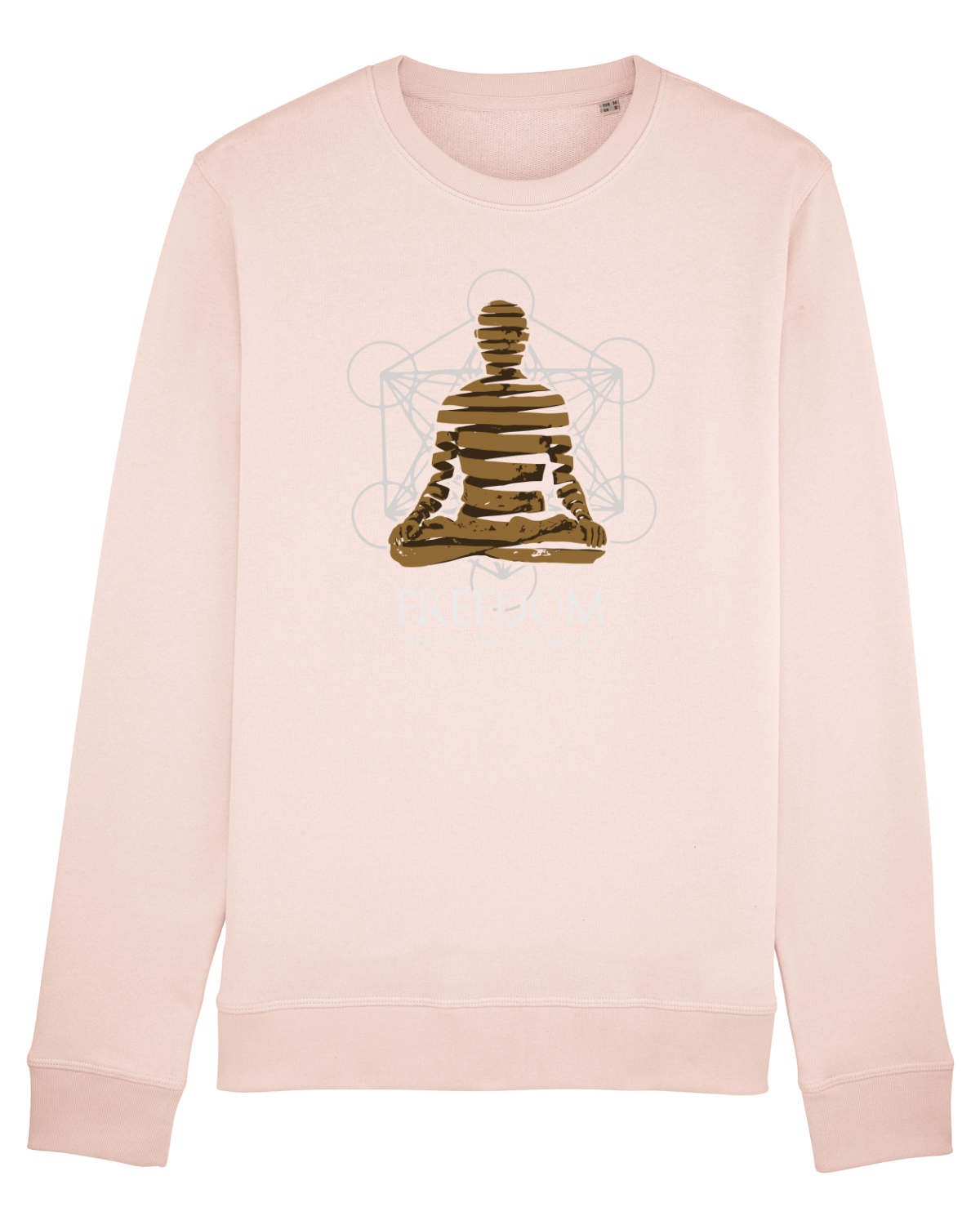 Bluză mânecă lungă Unisex Rise Candy Pink