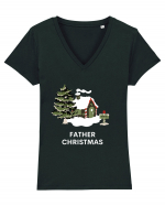 father christmas Tricou mânecă scurtă guler V Damă Evoker