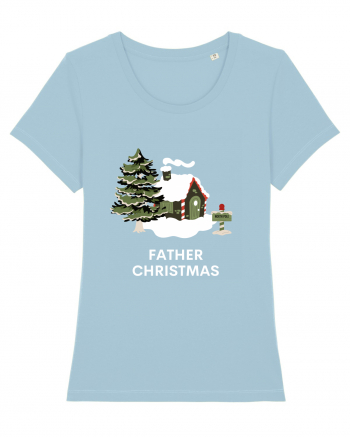 father christmas Sky Blue