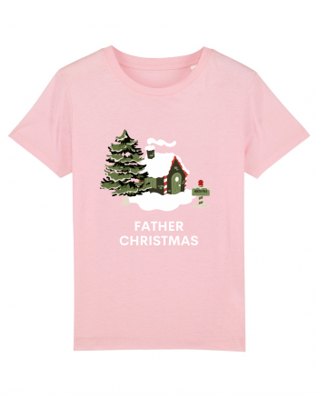 father christmas Cotton Pink