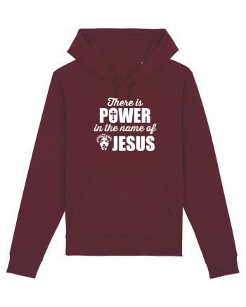 There is power in the name of Jesus Burgundy