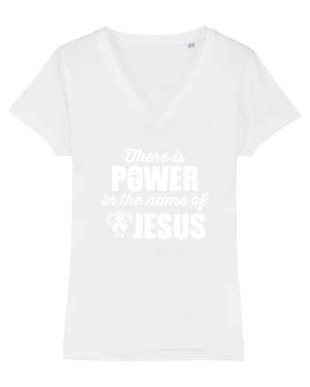 There is power in the name of Jesus White