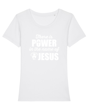 There is power in the name of Jesus White