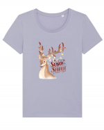 it s the season to sparkle Tricou mânecă scurtă guler larg fitted Damă Expresser