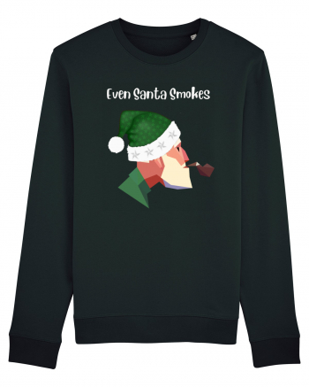 even santa smokes  Black