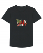 holly jolly Tricou mânecă scurtă guler larg Bărbat Skater