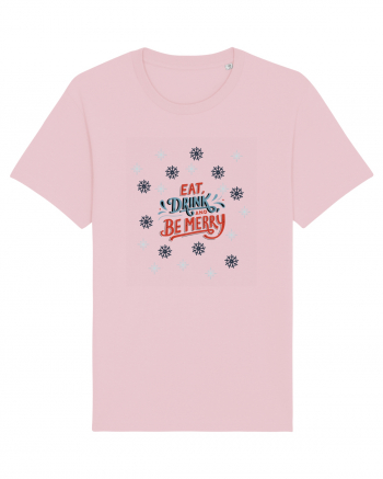 eat drink and be merry Cotton Pink