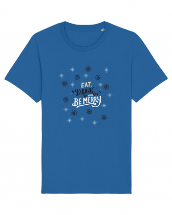 eat and be merry Royal Blue