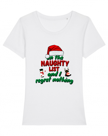 on the naughty list... White