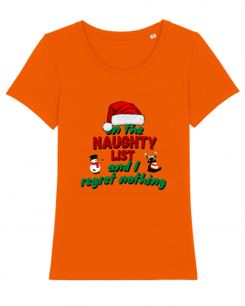 on the naughty list... Bright Orange