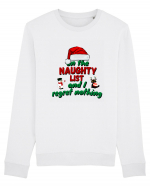 on the naughty list... Bluză mânecă lungă Unisex Rise