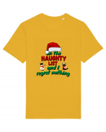 on the naughty list... Tricou mânecă scurtă Unisex Rocker