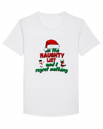 on the naughty list... Tricou mânecă scurtă guler larg Bărbat Skater