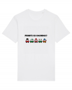 primiti cu colindul? Tricou mânecă scurtă Unisex Rocker