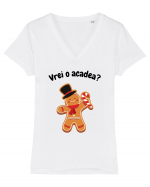 vrei o acadea? Tricou mânecă scurtă guler V Damă Evoker