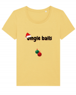 jingle balls Tricou mânecă scurtă guler larg fitted Damă Expresser